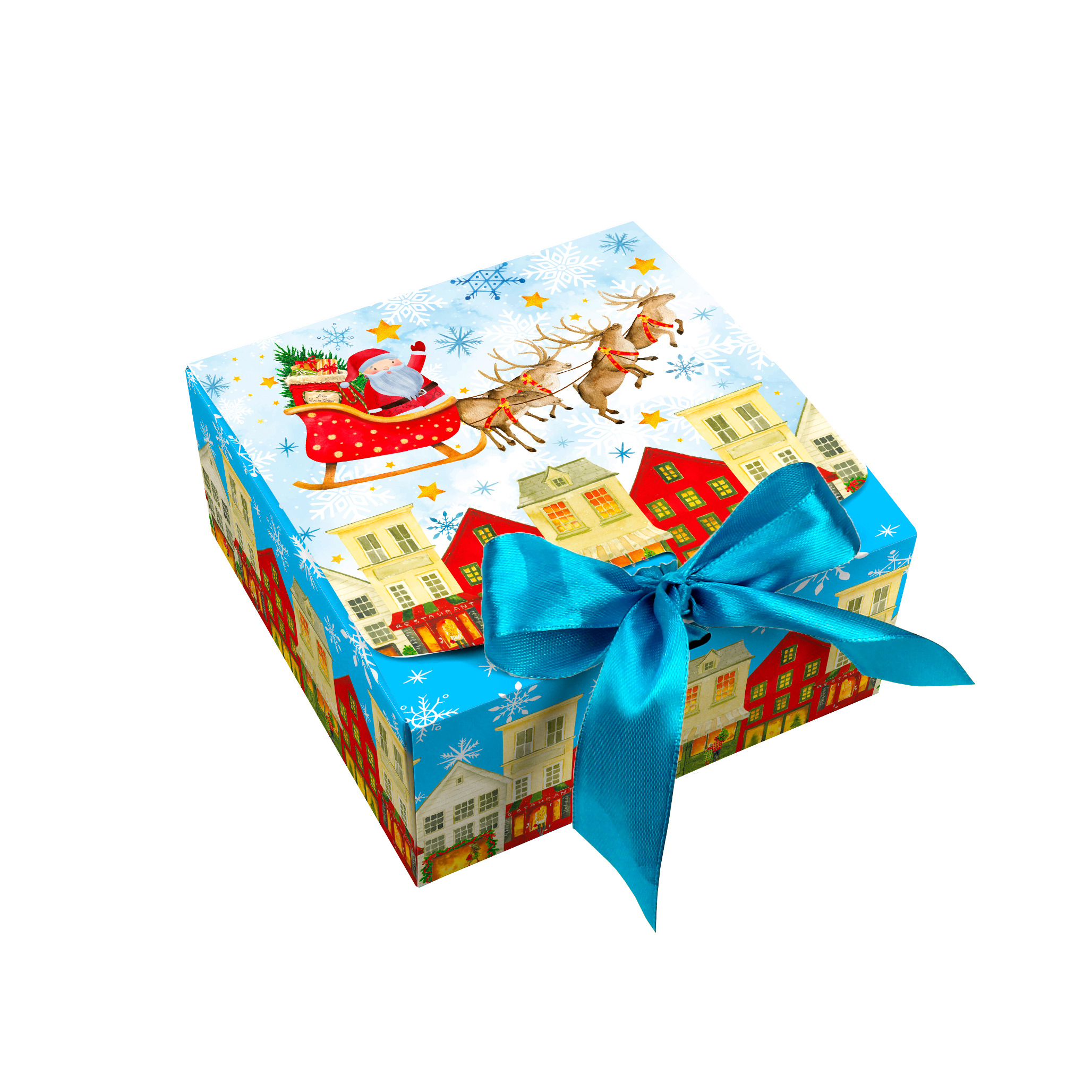 Новорічні подарунки "Санта над містом" Вам дарунок 430г